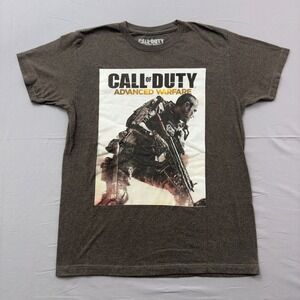 Call of Duty Advanced Warfare Shirt Mens Medium Gray Activision Video Game Promo